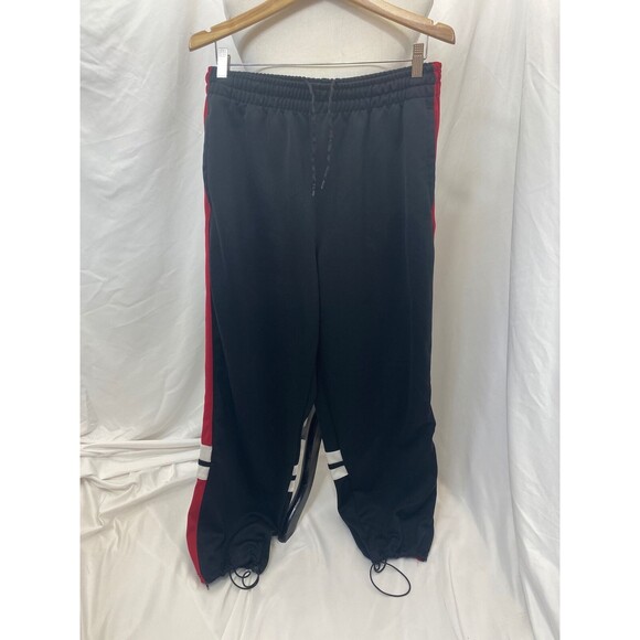 Athletech Men's Track Pant's Black Red and White Athletic Size Medium - Picture 2 of 5